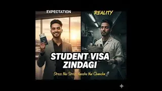 Student Visa Zindagi | The Reality of Abroad Life (Official Rap)