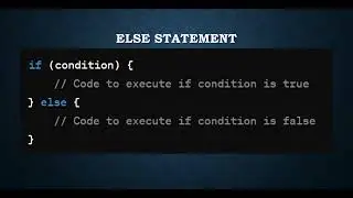 Conditional Statements in C: if, else if, else