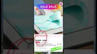 Mattress Topper Sale Ad#MattressTopper #Sale #MemoryFoam #CoolingMattress