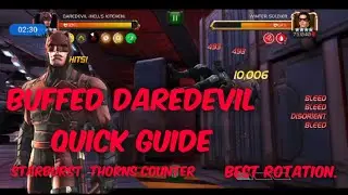 How to use Daredevil | Daredevil Full Breakdown | Rotation Explained | Marvel contest of Champions