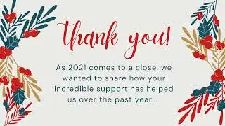 Thank you from everyone at CRCC!