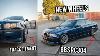 E36 COUPE GET'S NEW WHEELS! (BBS RC304)