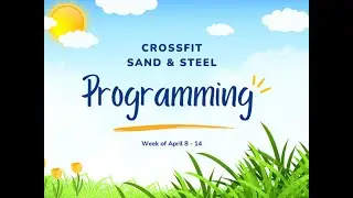 Sand & Steel Programming 20240408