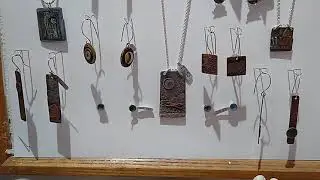 jewellery displays at Pyramid Gallery Feb 2021