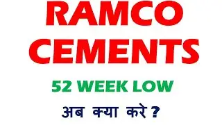 Why Ramco Cement Share Falling | Ramco Cements Share Analysis Today | Ramco Cement Share News