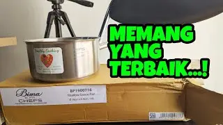 UNBOXING BP1900716 Shallow Sauce Pan Bima Chefs SUS 304 Panci Saus