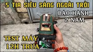Máy cân bằng 5 TIA TOYAMA SIÊU SÁNG NGOÀI TRỜI 12H TRƯA