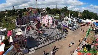 Epic TECHNO POWER feat MAGIC DANCE Carnival Ride at Fete Foraine de Beauvais 2021 🇫🇷