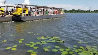 Crossing River Nile At Loropi, Moyo, Connecting On Ferry To Adjumani District