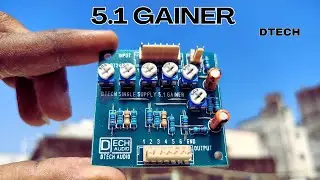 #dtech  | #6CH | #gainer Board | 0 12 V | Input | Output | Individual Gain Preset | #gksinfotech