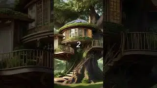 Which Tree House Do You Choose?  #home #vibes #aesthetic #house #tree #treehouse  #nature