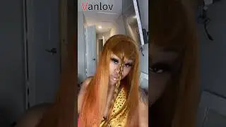 Let's do a Bayanng with Vanlov Orange Color Frontal Wig #vanlovhair #orangehair #frontalwig #hairdo