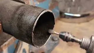 Deburring Metal/Steel Pipe (Exhaust) With Dremel And Carbide Burrs