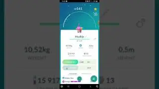 Shiny Mudkip Pok&eacute;mon GO