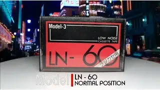 Аудиокассета MODEL LN-60  Made In Japan. The audio cassette ripper 24