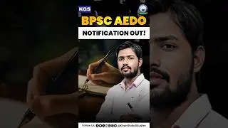 📢 BPSC AEDO Official Update &ndash; Big News for Aspirants! #khansir #aedo #notificationout #latestupdate