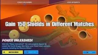 Gain 150 Shields in Different Matches - Fortnite Dragon Ball Endurance Training Quest