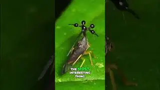 Это насекомое выглядит как что-то из кошмаров #шорты #дикаяприрода #животные