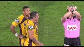 Titans eight-point try against the Broncos