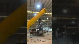 Pillar Mounted Jib Crane Installation: Rotating Cantilever & Supporting Column Installation - Onsite