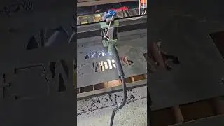 HF Titanium 45 Plasma Cutter on CNC table