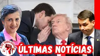FRACASSADO: FLAVIO BOLSONARO VOLTA DOS EUA SEM ENCONTRO COM TRUMP OU RUBIO