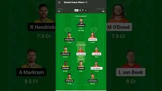 #worldcup #cricket #nederland vs sa#mini #gl #team #prediction #