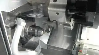 Small part machining on the Haas ST10Y.