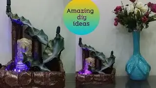 DIY - How to make Smoke fountain /DIY backflow incense burner/unique show piece | Amazing diy ideas