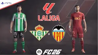 Real Betis v Valencia | La Liga 25/26 - Round 22 | Full Match Simulation | FC 26 PS5&trade;[4K]