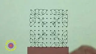 1681.RANGOLI MUGGULU-MP-011-SJ- 10-10 dots #kolam#rangoli#mandana#haripan#eipan#gahuli#muruja#paddu