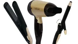 Hair Dryer Hair Straightener Hair Curler Combo Review || VEGA Miss Versatile Styling Set ||