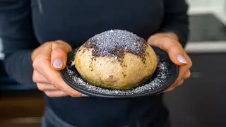 Germkn&ouml;del selber machen 🥰 Kn&ouml;del Rezept vegan 🌱 lecker wie auf der H&uuml;tte 🎿😋