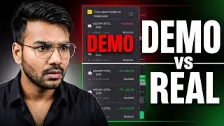 Real Trading vs Demo Trading 🔥 | How People Actually Lose Money in Trading