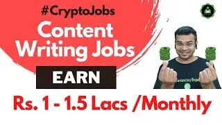 #CryptoJobs Series: Crypto #ContentWriter, Blockchain Content Writing, Bitcoin Jobs, Freelancing