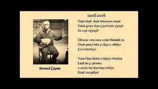 Mehmed Çapan  -  Nizamettin Ariç  -  Dayê Dayê - Zazakî