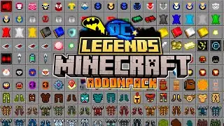 SAIU A NOVA Addonpack de SUPER HEROIS DA DC LEGENDS para Minecraft PE 1.21.132+