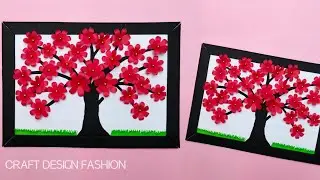 Diy Wall Hanging Craft Ideas | Tree Wall Decor With Paper | Easy Wall Decor Ideas | Paper Crafts DIY