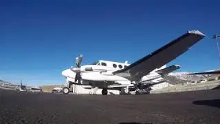King Air 90 - Out of the Rockies - Telluride, CO to Santa Fe, NM - KSAF