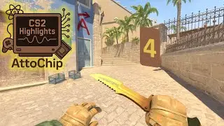 CS2 Highlights - An incredible Ace in Mirage -  Clip 4 [AttoChip]
