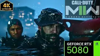MW2 Waterwork Mission is UNREAL on RTX 5080! (Extreme 4K Settings 120 FPS)
