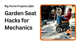 Why Garden Seats Are Better Than Buckets for Motorcycle Work