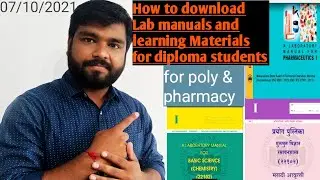 How to download Lab manuals and learning Materials for diploma students @BhiseSir