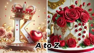 Choose your Name's First Letter 💞 And See Your Dream Cake ✨|Hassaneditz01✨ ❤️💛