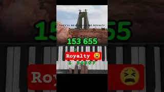 How to Play Royalty - Egzod & Maestro Chives Easy Piano Tutorial #shorts #viral #royalty