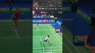 Deceptive service return & net play😍❤🔥🔥#bwf #yonex #badmintonlovers #badminton #badmintonindonesia