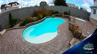 The Sundial &ndash; A Figure-8 Pool Shape with Shallow End Steps | San Juan Pools