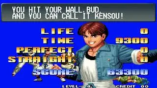 KOF 96 Male team. Enserio esto es level 4??? =O