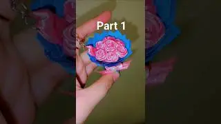 Mini Rose Bouquet keychain Part 1|| Mini bouquet 💐❤️✨#shorts #crafts #diy