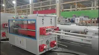PVC110 dual pipe extrusion machine
